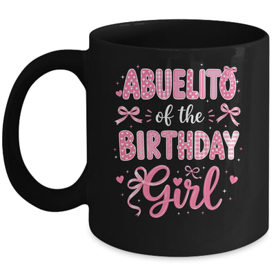 Abuelito Of The Birthday Girl Matching Pink Coquette Bow Mug | teecentury