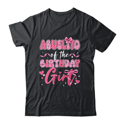 Abuelito Of The Birthday Girl Pink Coquette Bow Family Shirt & Hoodie | teecentury
