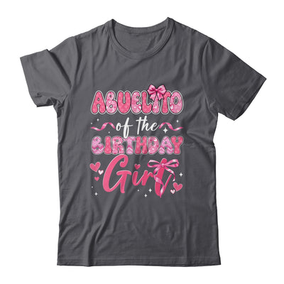 Abuelito Of The Birthday Girl Pink Coquette Bow Family Shirt & Hoodie | teecentury