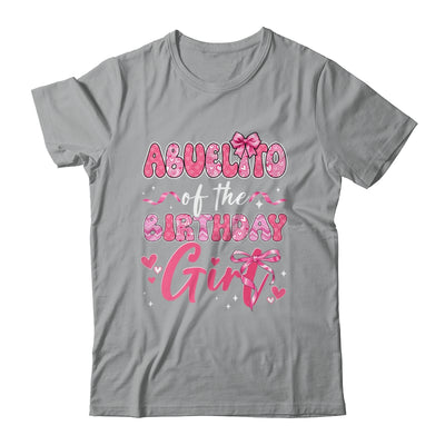 Abuelito Of The Birthday Girl Pink Coquette Bow Family Shirt & Hoodie | teecentury