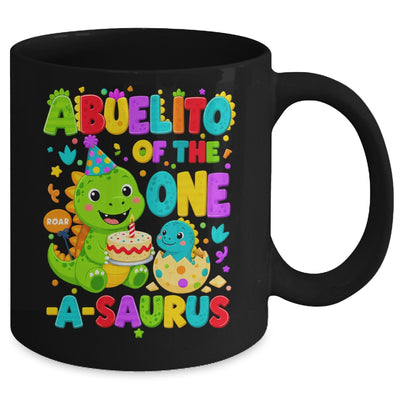 Abuelito Of The One-A-Saurus 1St Birthday Boy T-Rex Dinosaur Mug | teecentury