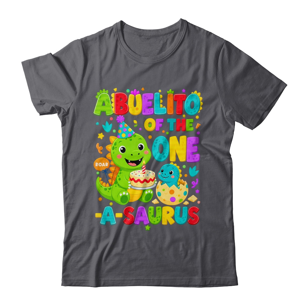 Abuelito Of The One-A-Saurus 1St Birthday Boy T-Rex Dinosaur Shirt & Hoodie | teecentury