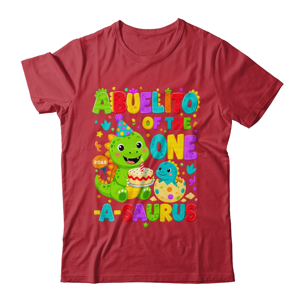 Abuelito Of The One-A-Saurus 1St Birthday Boy T-Rex Dinosaur Shirt & Hoodie | teecentury