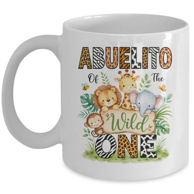 Abuelito Of The Wild One First Birthday Boy Jungle Safari Mug | teecentury