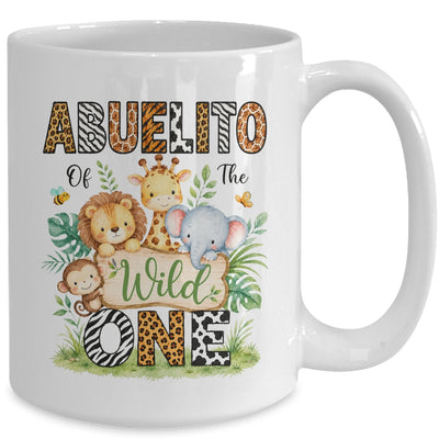 Abuelito Of The Wild One First Birthday Boy Jungle Safari Mug | teecentury