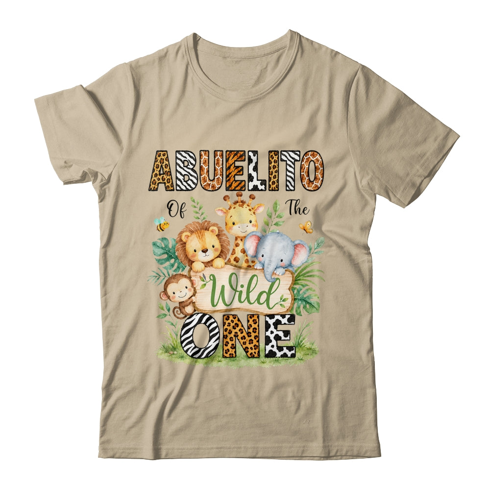 Abuelito Of The Wild One First Birthday Boy Jungle Safari Shirt & Hoodie | teecentury