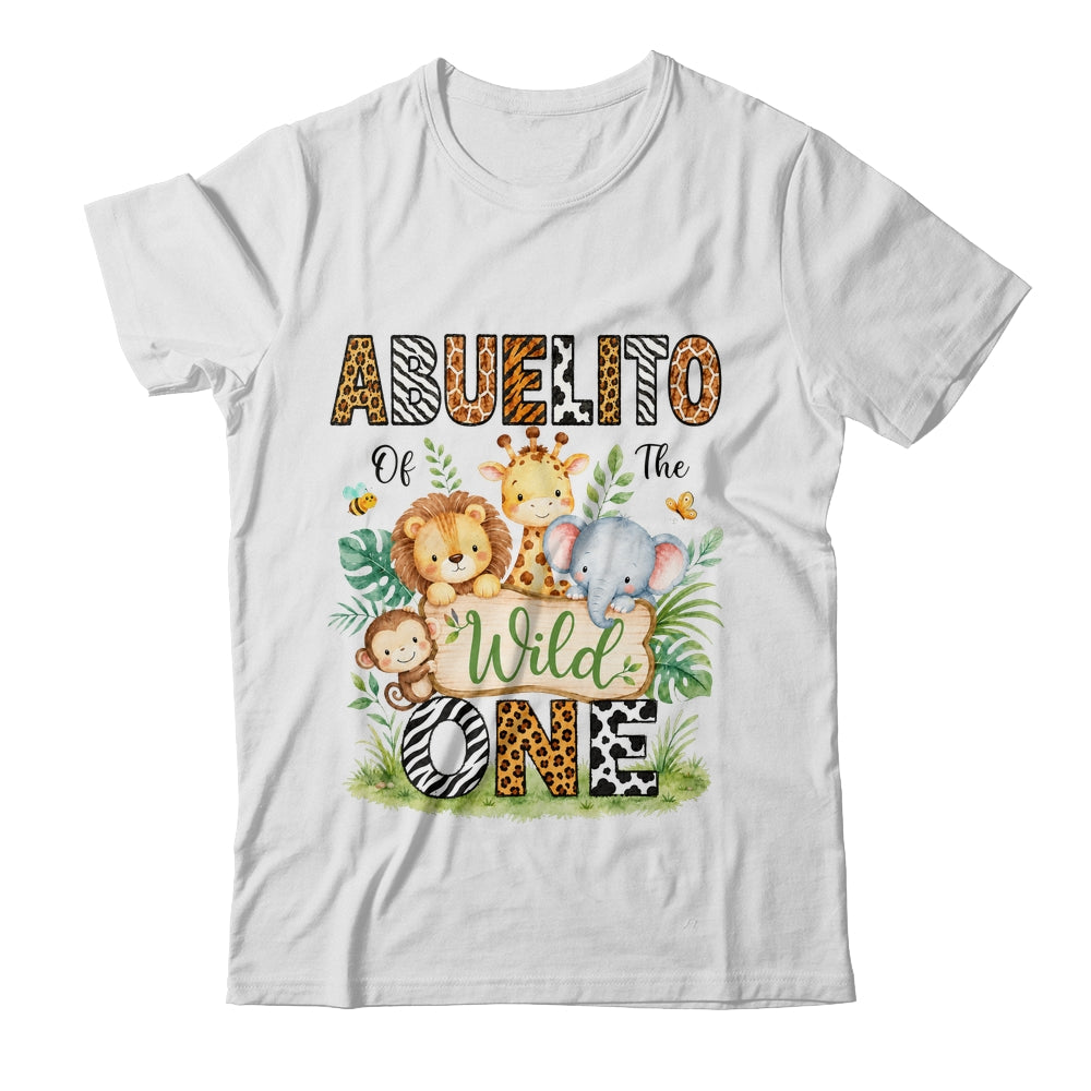 Abuelito Of The Wild One First Birthday Boy Jungle Safari Shirt & Hoodie | teecentury
