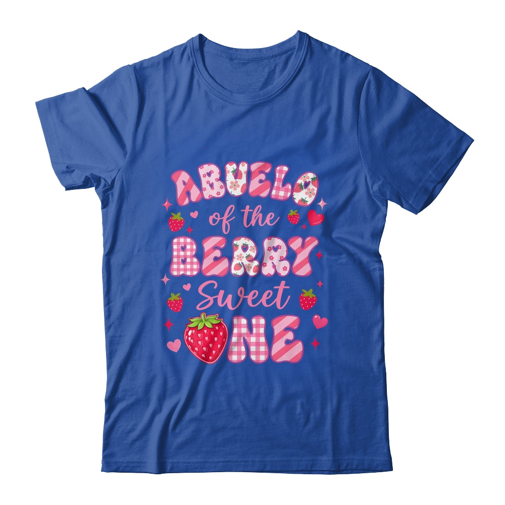 Abuelo Of The Berry Sweet One Strawberry First Birthday Shirt & Hoodie | teecentury