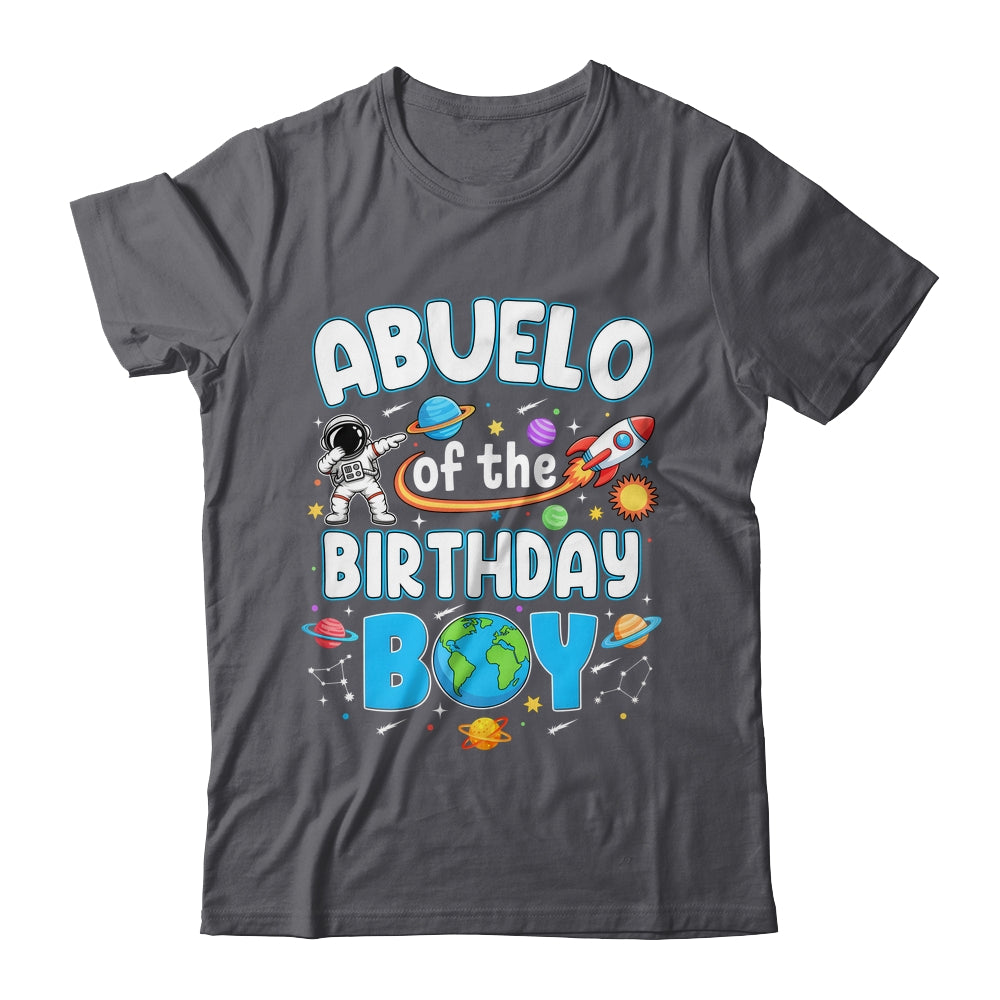 Abuelo Of The Birthday Boy Astronaut Family Space Planets Shirt & Hoodie | teecentury
