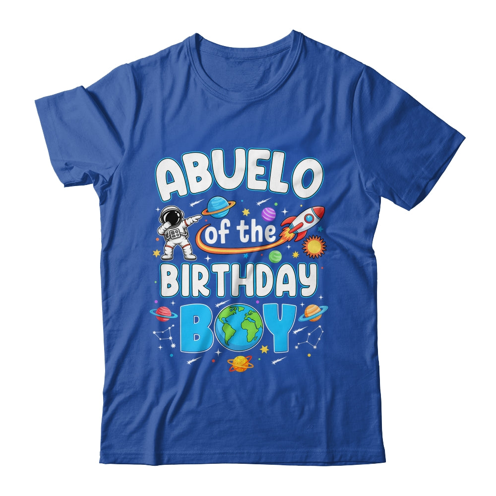 Abuelo Of The Birthday Boy Astronaut Family Space Planets Shirt & Hoodie | teecentury