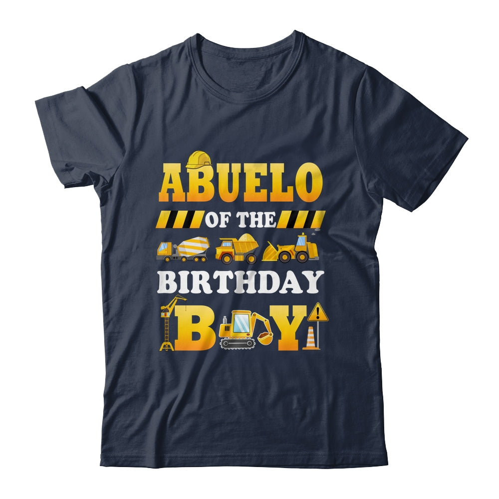 Abuelo Of The Birthday Boy Construction Matching Family Shirt & Hoodie | teecentury
