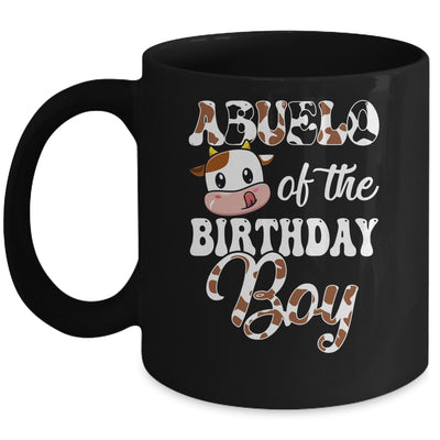 Abuelo Of The Birthday Boy Cow Farm 1st Birthday Boy Mug | teecentury