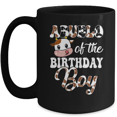 Abuelo Of The Birthday Boy Cow Farm 1st Birthday Boy Mug | teecentury