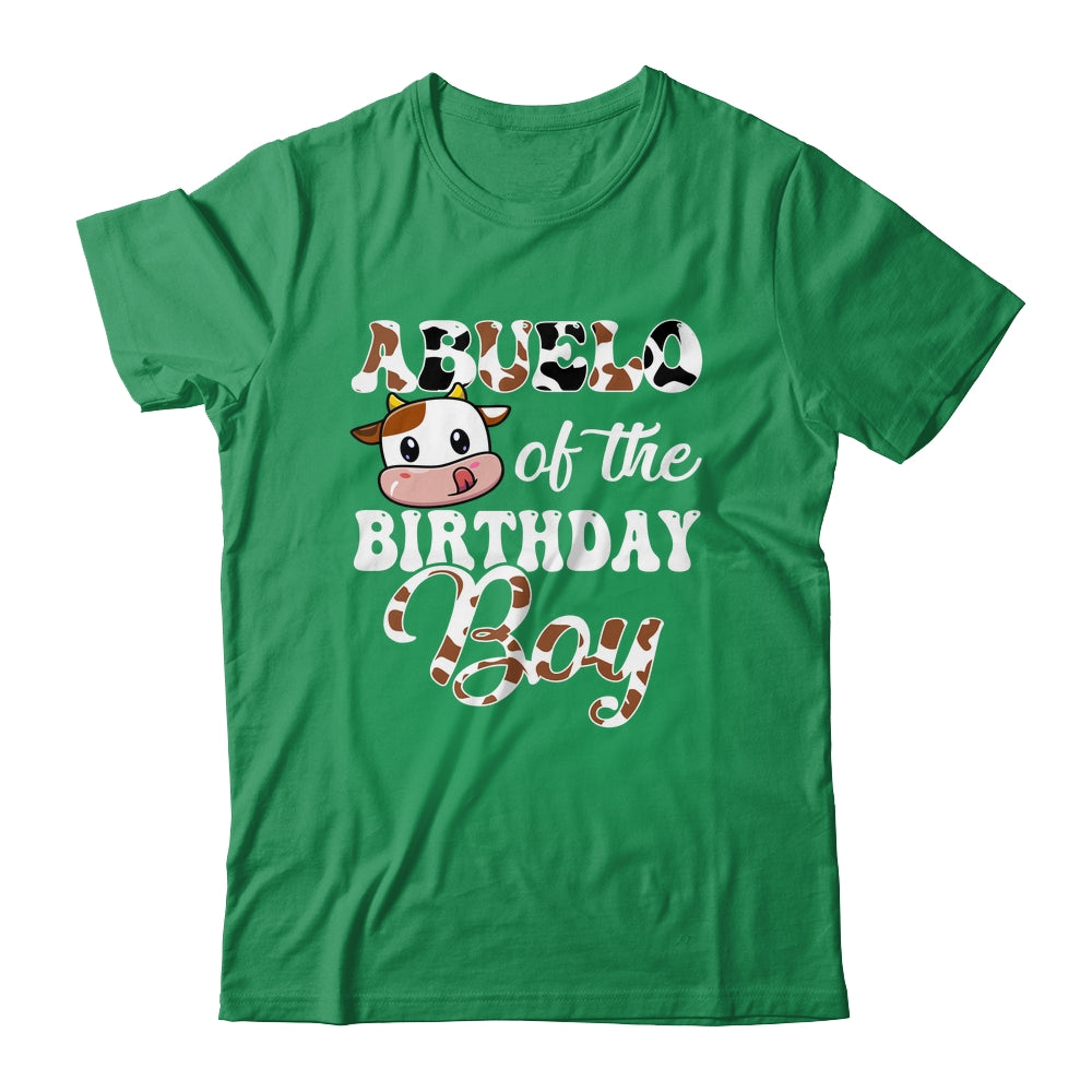 Abuelo Of The Birthday Boy Cow Farm 1st Birthday Boy Shirt & Hoodie | teecentury