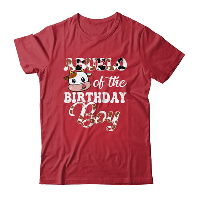 Abuelo Of The Birthday Boy Cow Farm 1st Birthday Boy Shirt & Hoodie | teecentury