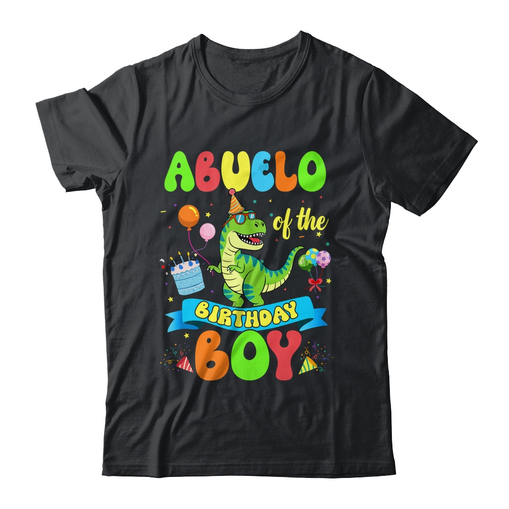 Abuelo Of The Birthday Boy TRex Dinosaur Birthday Family Shirt & Hoodie | teecentury