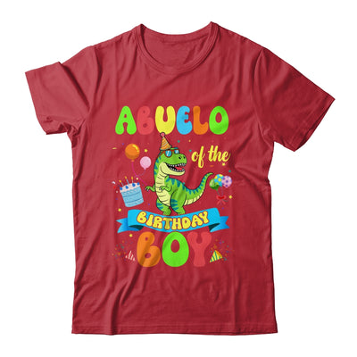 Abuelo Of The Birthday Boy TRex Dinosaur Birthday Family Shirt & Hoodie | teecentury