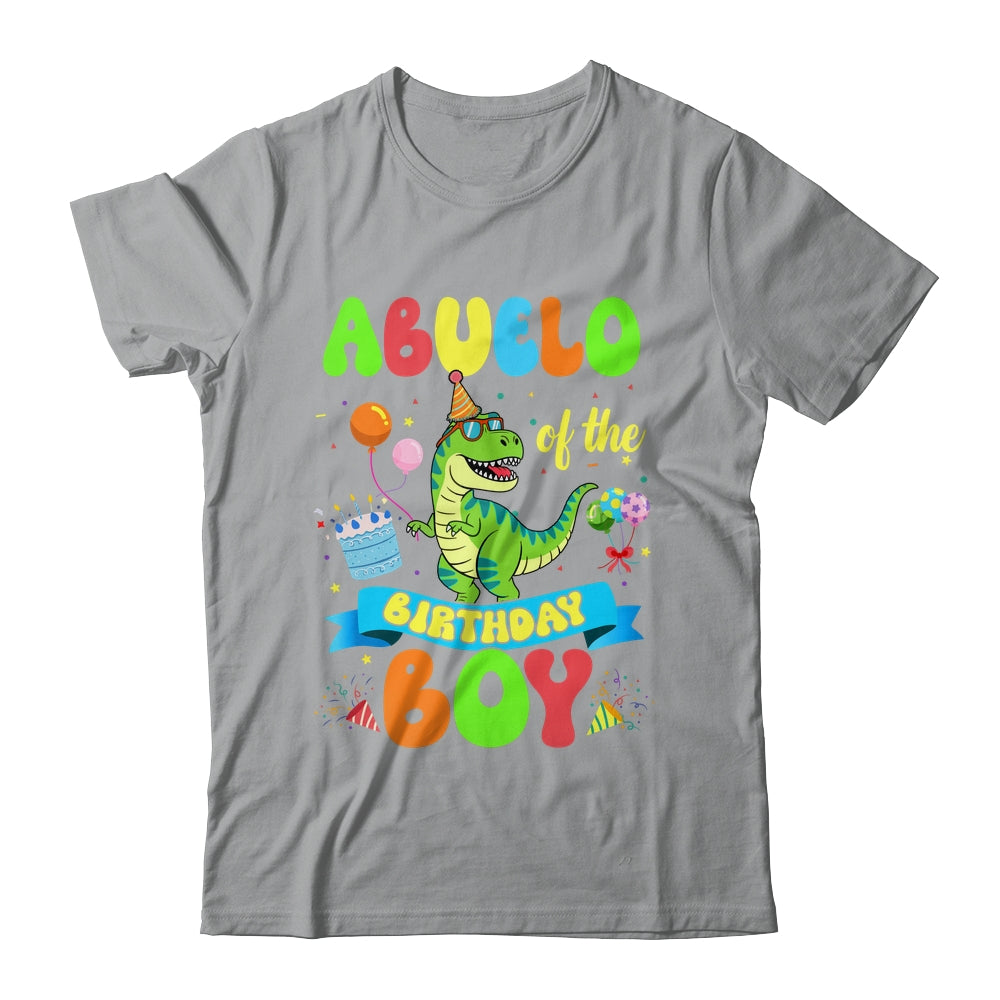 Abuelo Of The Birthday Boy TRex Dinosaur Birthday Family Shirt & Hoodie | teecentury