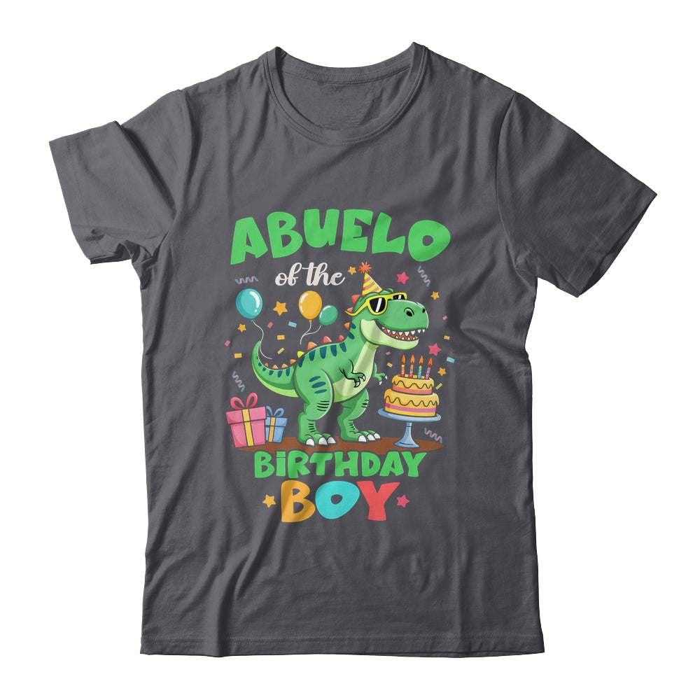 Abuelo Of The Birthday Boy T Rex Dinosaur Family Party Shirt & Hoodie | teecentury