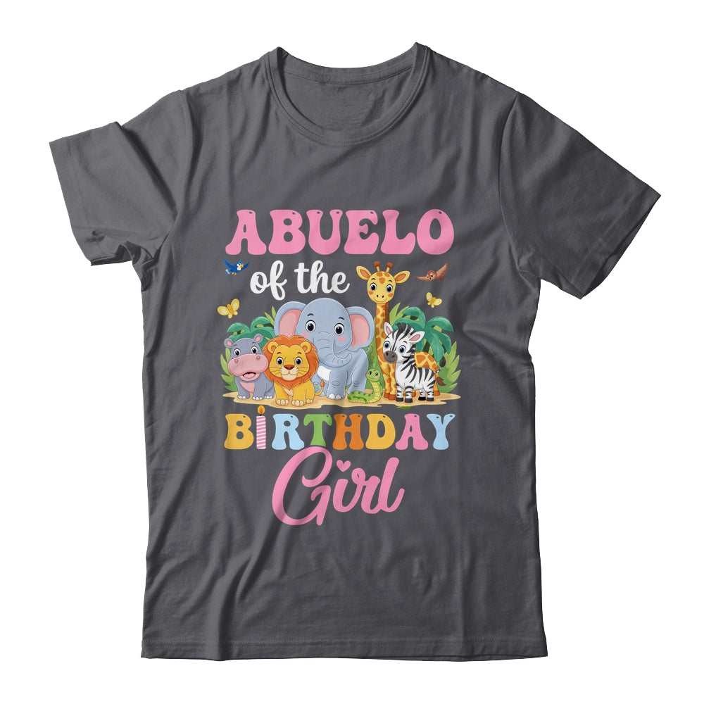 Abuelo Of The Birthday Girl Kids Safari Jungle Animal Shirt & Hoodie | teecentury