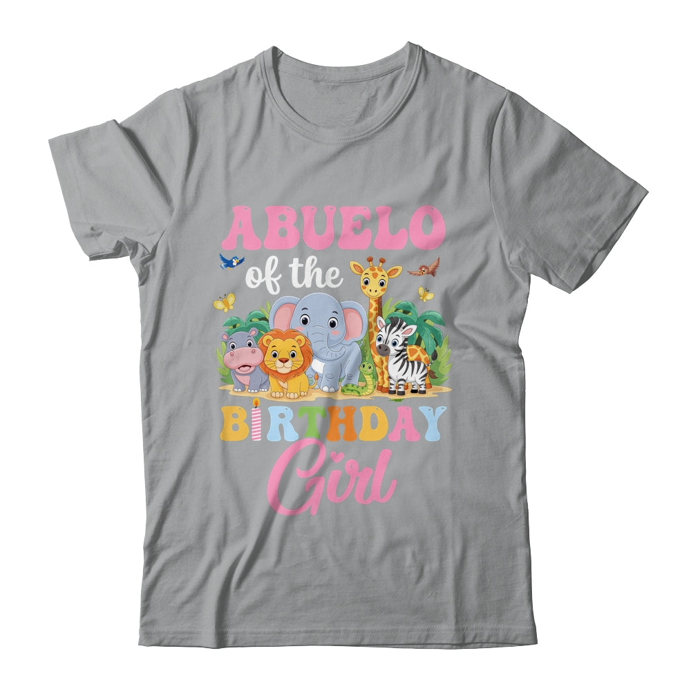 Abuelo Of The Birthday Girl Kids Safari Jungle Animal Shirt & Hoodie | teecentury