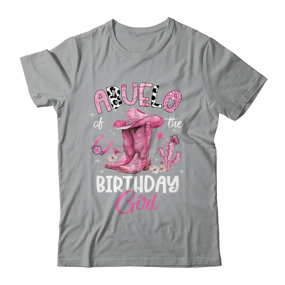 Abuelo Of The Birthday Girl Pink Cowgirl Western Cow Girl Shirt & Hoodie | teecentury