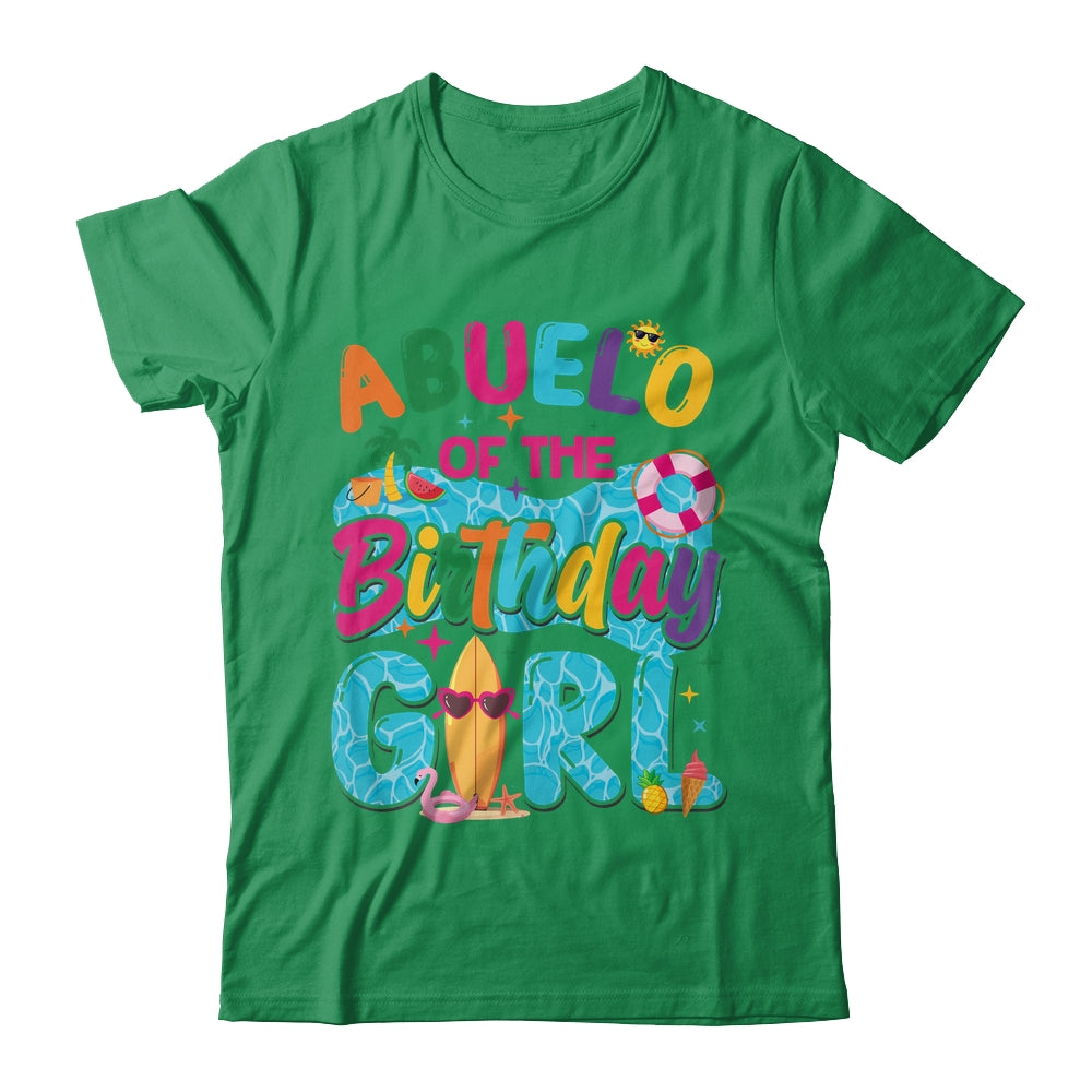 Abuelo Of The Birthday Girl Pool Party Beach Family Matching Shirt & Hoodie | teecentury