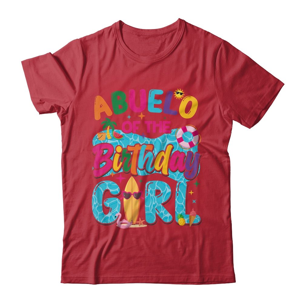 Abuelo Of The Birthday Girl Pool Party Beach Family Matching Shirt & Hoodie | teecentury
