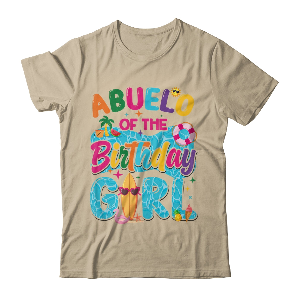 Abuelo Of The Birthday Girl Pool Party Beach Family Matching Shirt & Hoodie | teecentury
