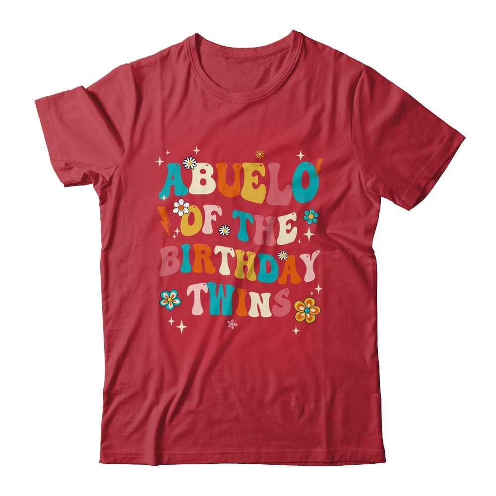 Abuelo Of The Birthday Twins Boys Girls Party Retro Bday Shirt & Hoodie | teecentury