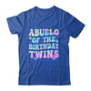 Abuelo Of The Birthday Twins Girls Kids Party Retro Bday Shirt & Hoodie | teecentury