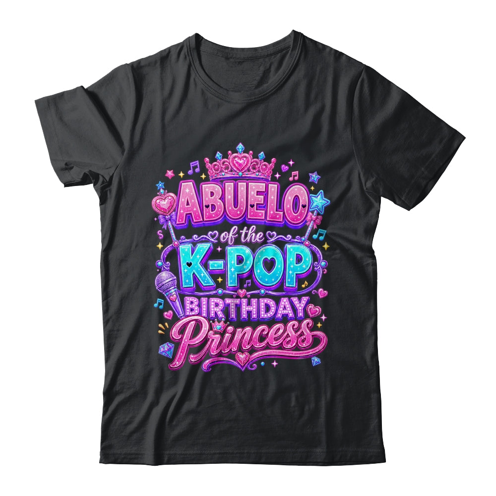 Abuelo Of The K-Pop Birthday Princess Korean Music Lovers Shirt & Hoodie | teecentury