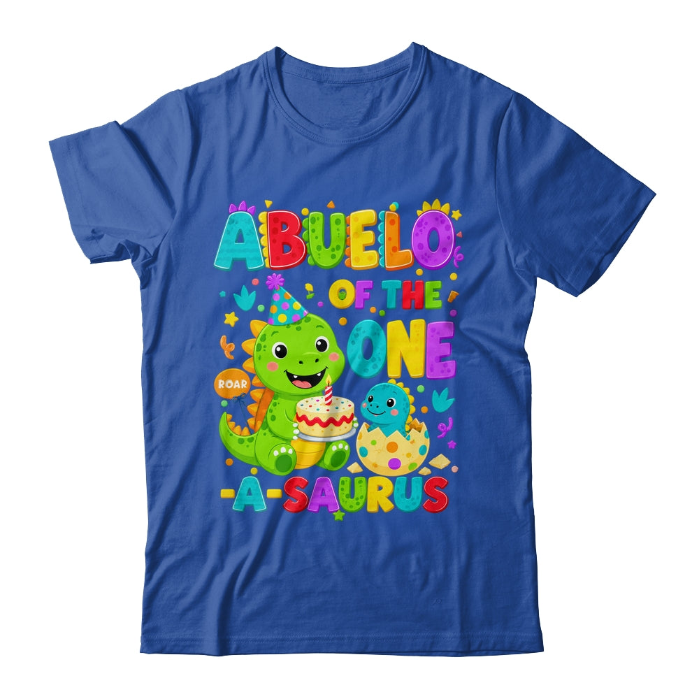 Abuelo Of The One-A-Saurus 1St Birthday Boy T-Rex Dinosaur Shirt & Hoodie | teecentury