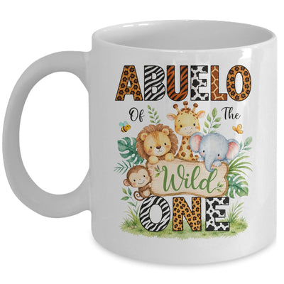 Abuelo Of The Wild One First Birthday Boy Jungle Safari Mug | teecentury