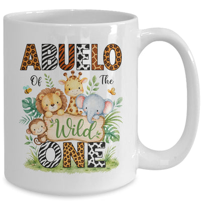 Abuelo Of The Wild One First Birthday Boy Jungle Safari Mug | teecentury