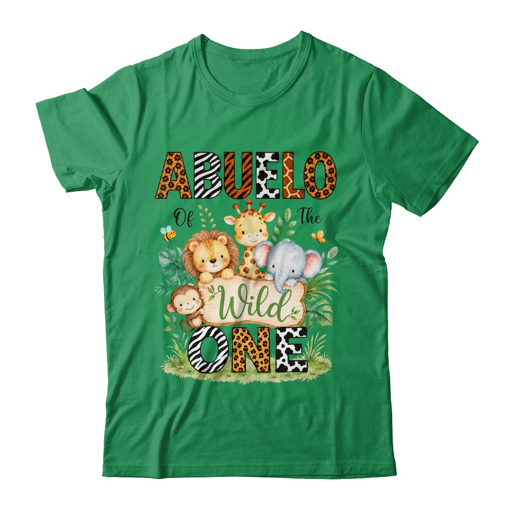 Abuelo Of The Wild One First Birthday Boy Jungle Safari Shirt & Hoodie | teecentury