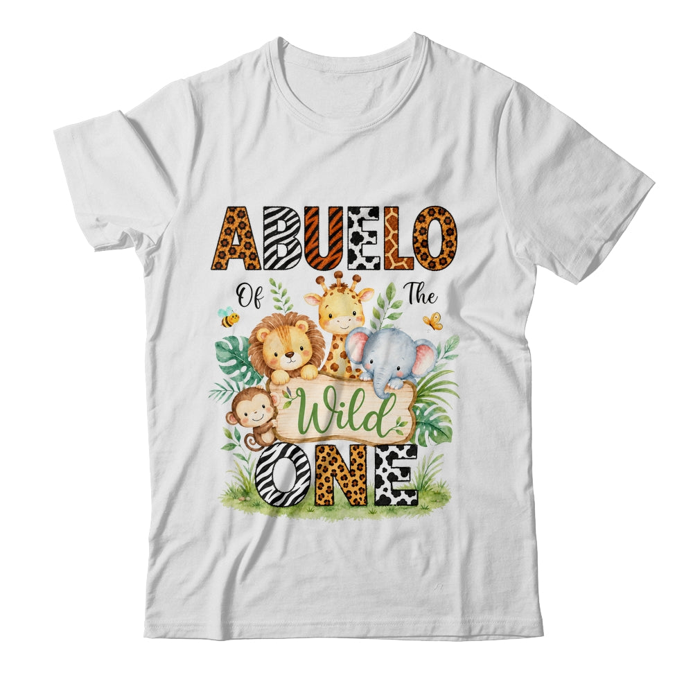Abuelo Of The Wild One First Birthday Boy Jungle Safari Shirt & Hoodie | teecentury