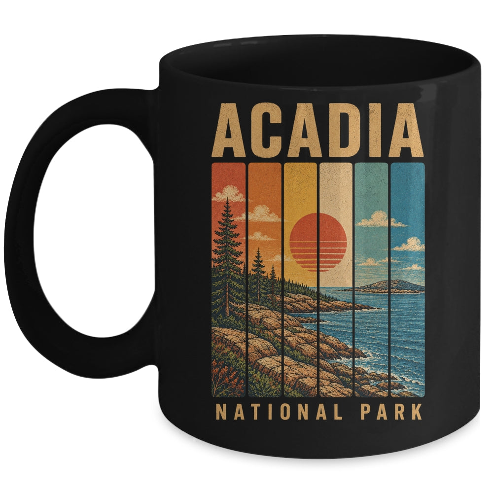 Acadia National Park Maine USA Outdoor Vintage Hiking Mug | teecentury