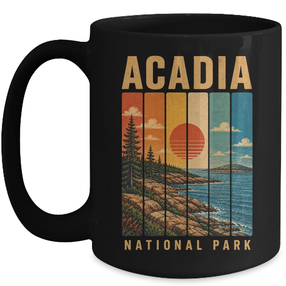 Acadia National Park Maine USA Outdoor Vintage Hiking Mug | teecentury