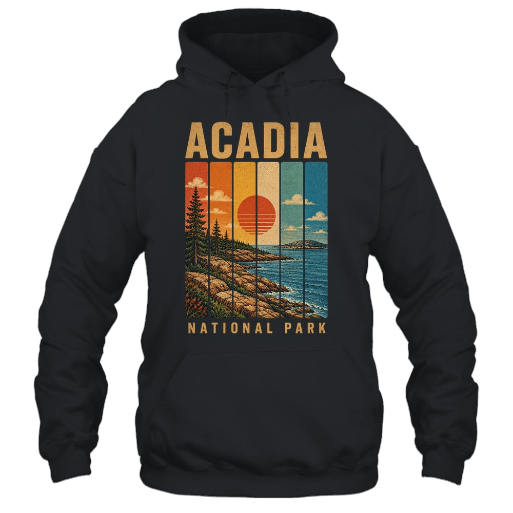 Acadia National Park Maine USA Outdoor Vintage Hiking Shirt & Tank Top | teecentury