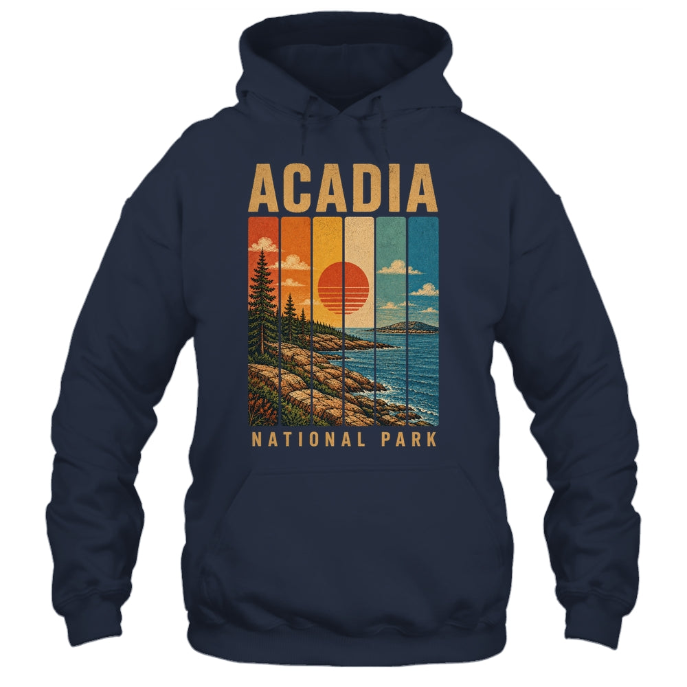 Acadia National Park Maine USA Outdoor Vintage Hiking Shirt & Tank Top | teecentury