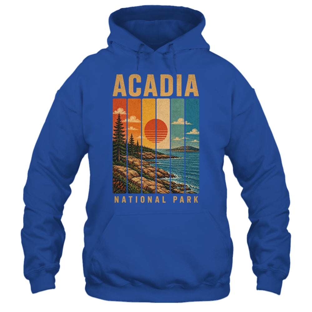 Acadia National Park Maine USA Outdoor Vintage Hiking Shirt & Tank Top | teecentury