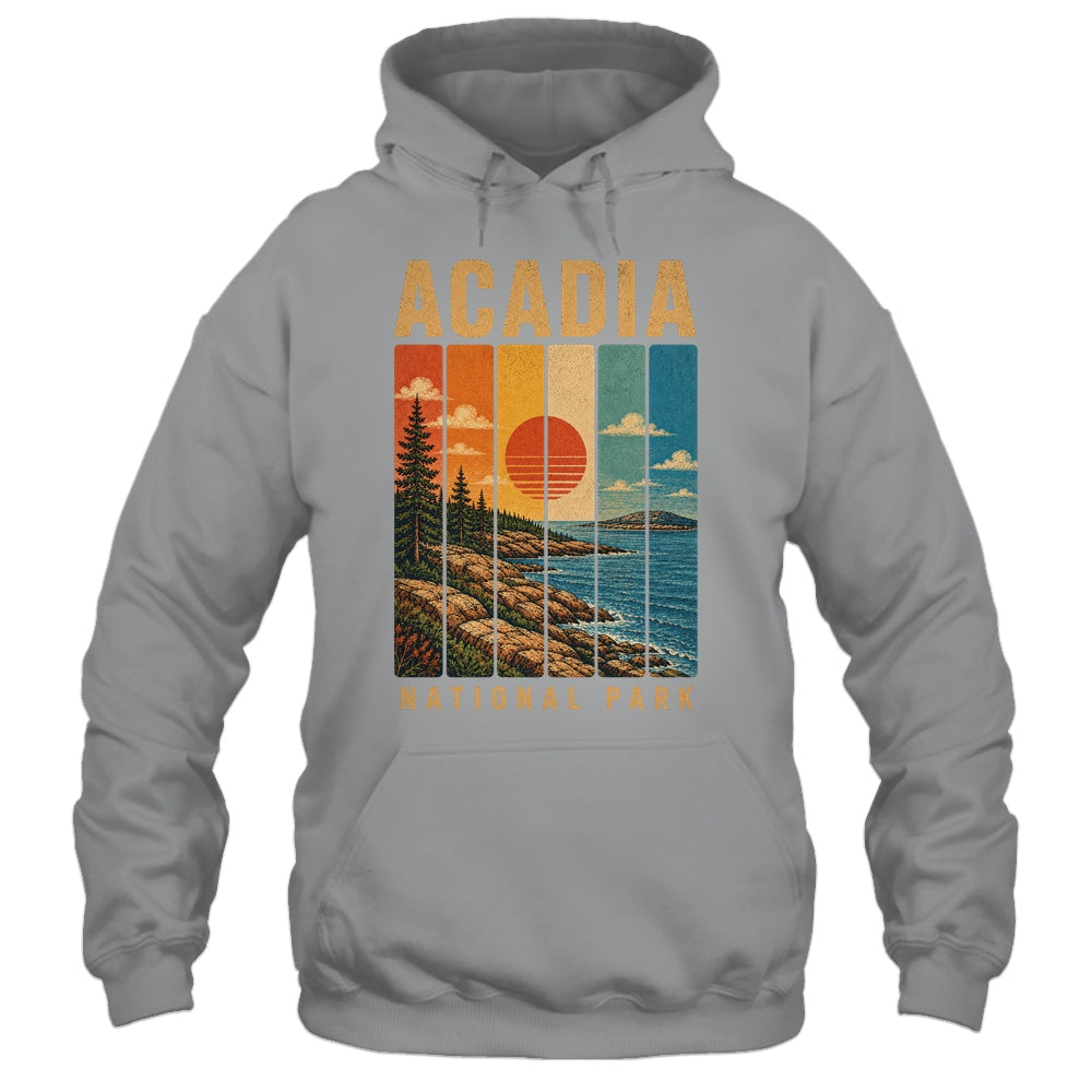 Acadia National Park Maine USA Outdoor Vintage Hiking Shirt & Tank Top | teecentury
