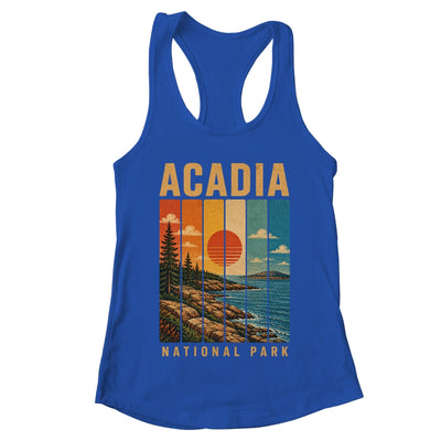 Acadia National Park Maine USA Outdoor Vintage Hiking Shirt & Tank Top | teecentury