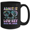 Admit It You'll Low Key Miss Me Bruh Tie Dye Beach Teacher Mug | teecentury