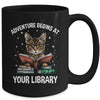 Adventure Begins At Your Library Summer Reading 2024 Cat Mug | teecentury