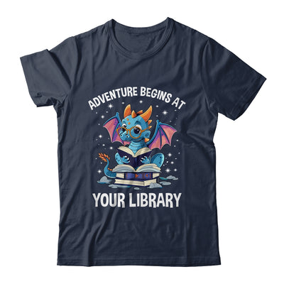 Adventure Begins At Your Library Summer Reading 2024 Dragon Shirt & Tank Top | teecentury