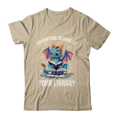 Adventure Begins At Your Library Summer Reading 2024 Dragon Shirt & Tank Top | teecentury