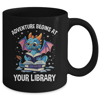 Adventure Begins At Your Library Summer Reading 2024 Dragon Mug | teecentury