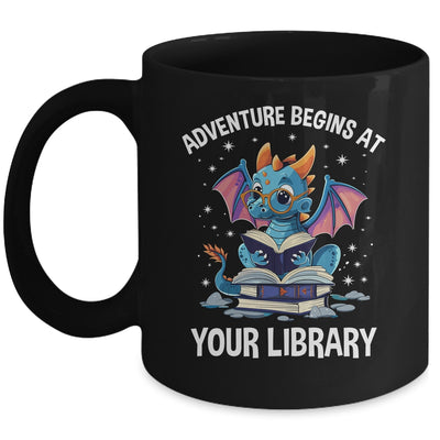 Adventure Begins At Your Library Summer Reading 2024 Dragon Mug | teecentury